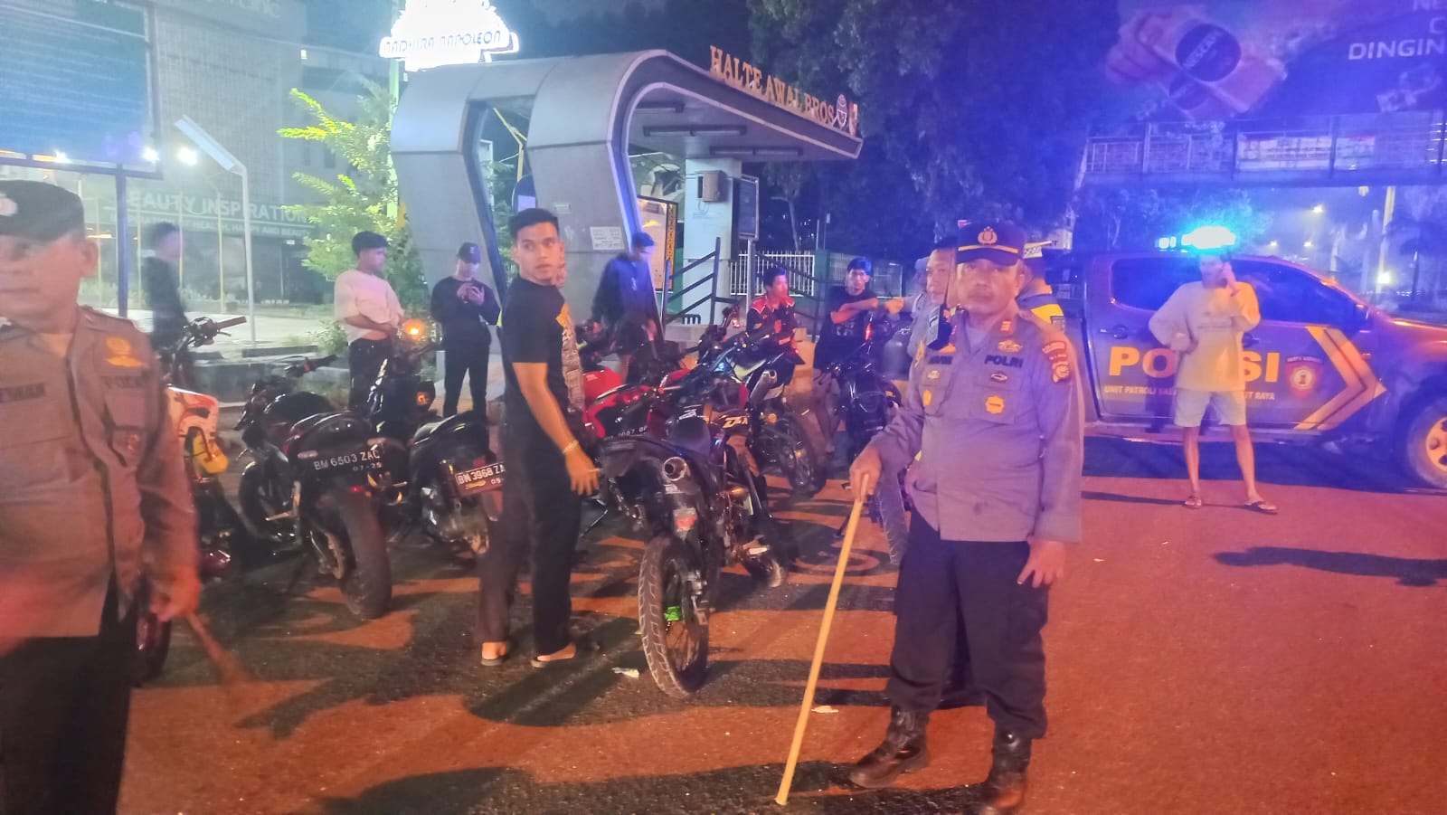 Polisi Amankan Belasan Motor Balap Liar