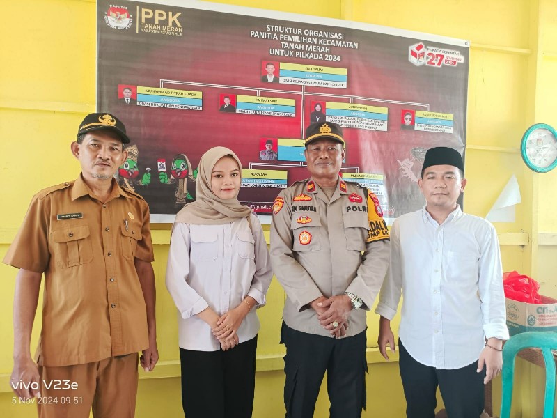 Jalin Silaturahmi dengan Ketua PKK, Polsek Tanah Merah Ajak Jaga Netralitas Jelang Pilkada 2024