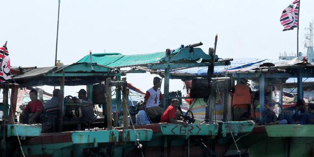Kapal Malaysia ditangkap, isinya ribuan ton ikan berformalin