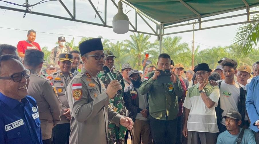 Kapolres dan Sekda Bengkalis Fasilitasi Dialog Warga dengan PT Priatama Riau
