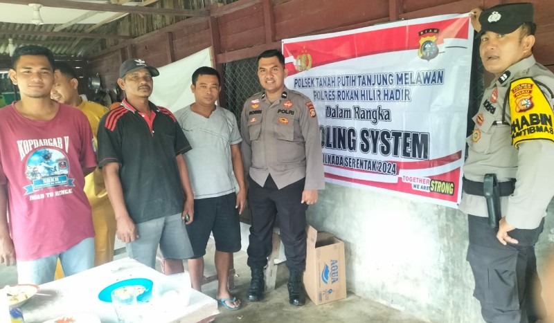 Polsek Tanah Putih Tanjung Melawan Ingatkan Pentingnya Kampanye Santun untuk Pilkada Damai