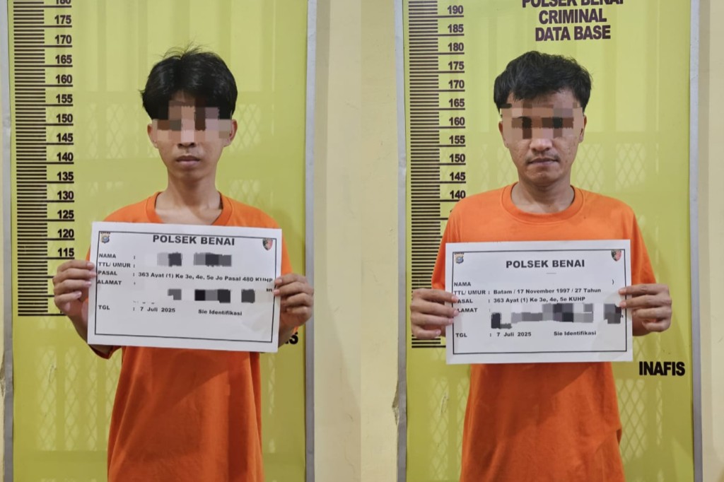 Dua Pelaku Bobol Rumah di Kuansing Diamankan Polisi, Kerugian Capai Puluhan Juta