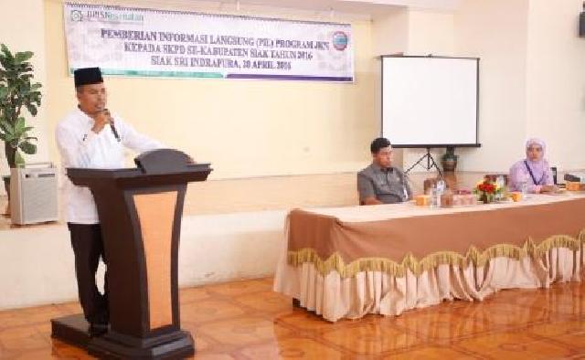 BPJS Sosialisasikan Program JKN Bagi SKPD di SIAK