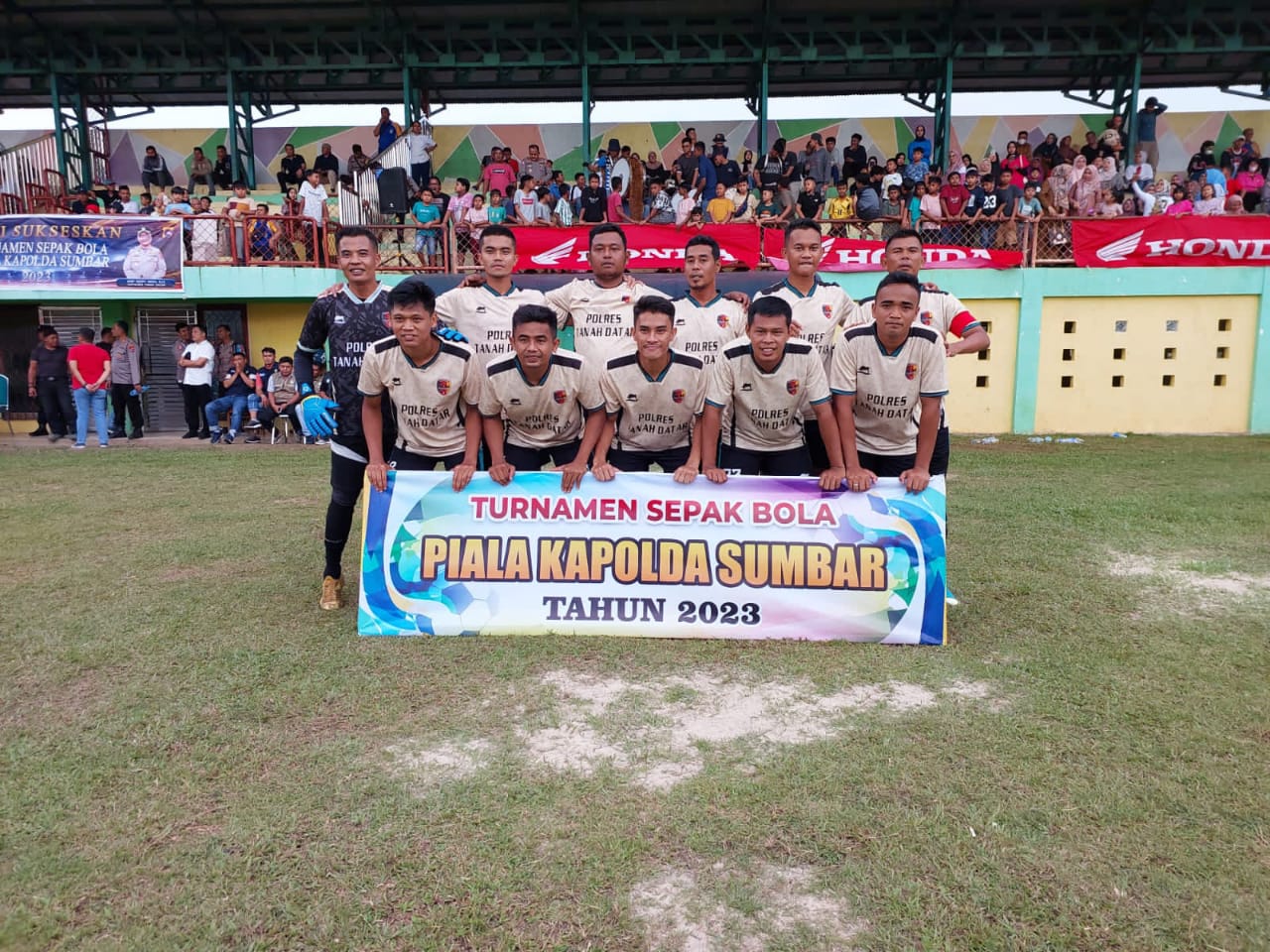 Tak Terkalahkan POP Polres Tanah Datar Tahan Imbang POP Polres Bukittinggi