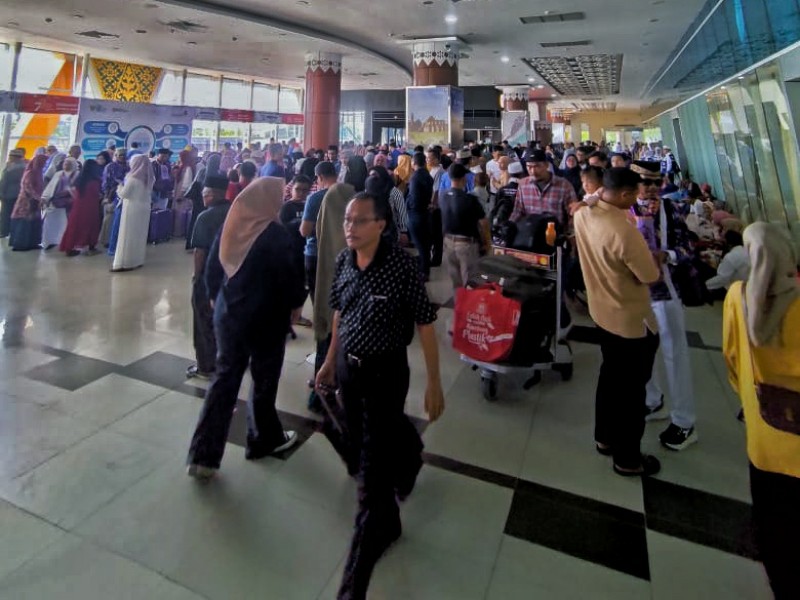 Lonjakan Penumpang di Bandara Sultan Syarif Kasim Pekanbaru Jelang Hari Raya Nyepi dan Ramadhan