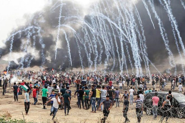 Tentara Israel Umbar Tembakan, 1.100 Warga Palestina Terluka