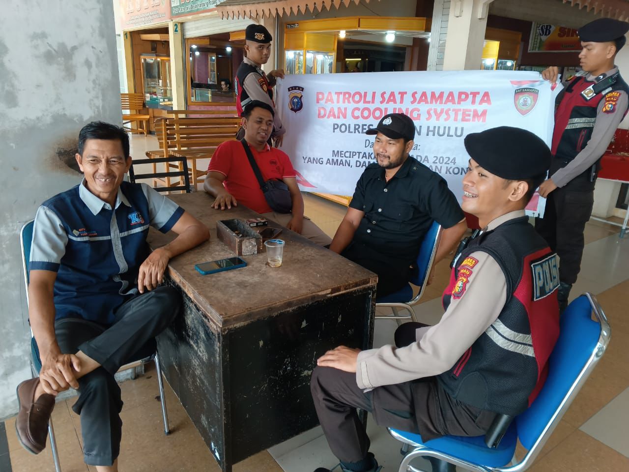 Polres Rokan Hulu Gelar Cooling System dan Patroli Satgas II Preventif Ops Mantap Praja Lancang Kuning