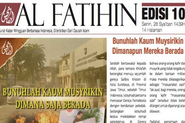 Al-Fatihin, Surat Kabar Rahasia ISIS Berbahasa Indonesia