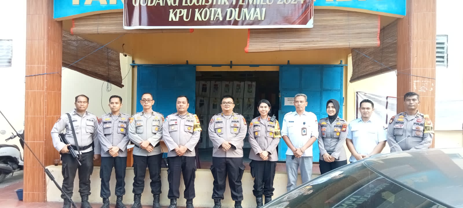 Tim Was Ops Polda Riau dan Polres Dumai Periksa Kesiapan Pengamanan Pemilu 2024