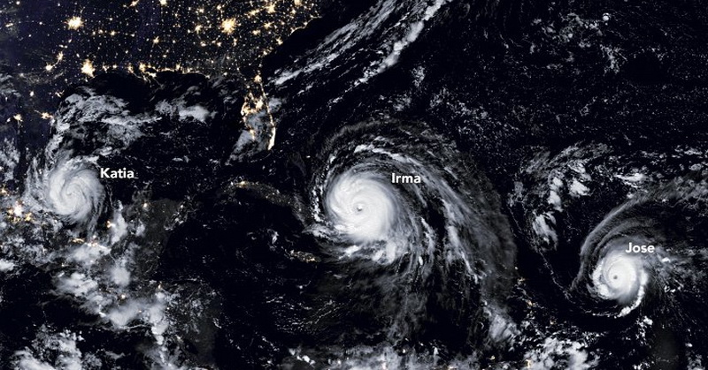 Menyeramkan! Badai Irma Terpantau Satelit NASA, Ini Fotonya