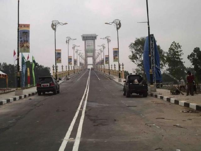 Jembatan Sultanah Latifah Siak Jadi KTL