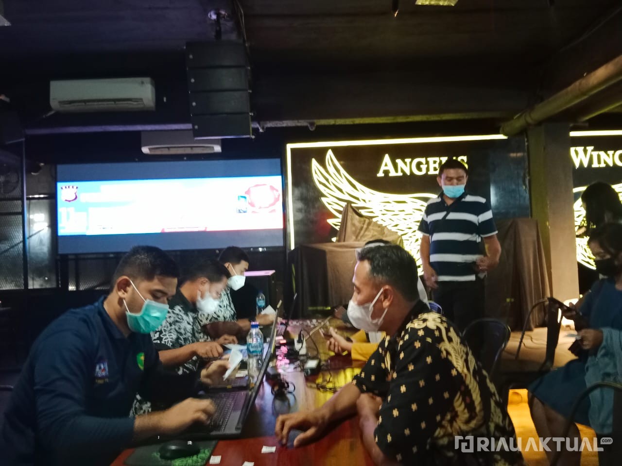 Percepatan Vaksin, 500 Dosis Vaksinasi Polda Riau dan Polresta Diselenggarakan di Angels Wing