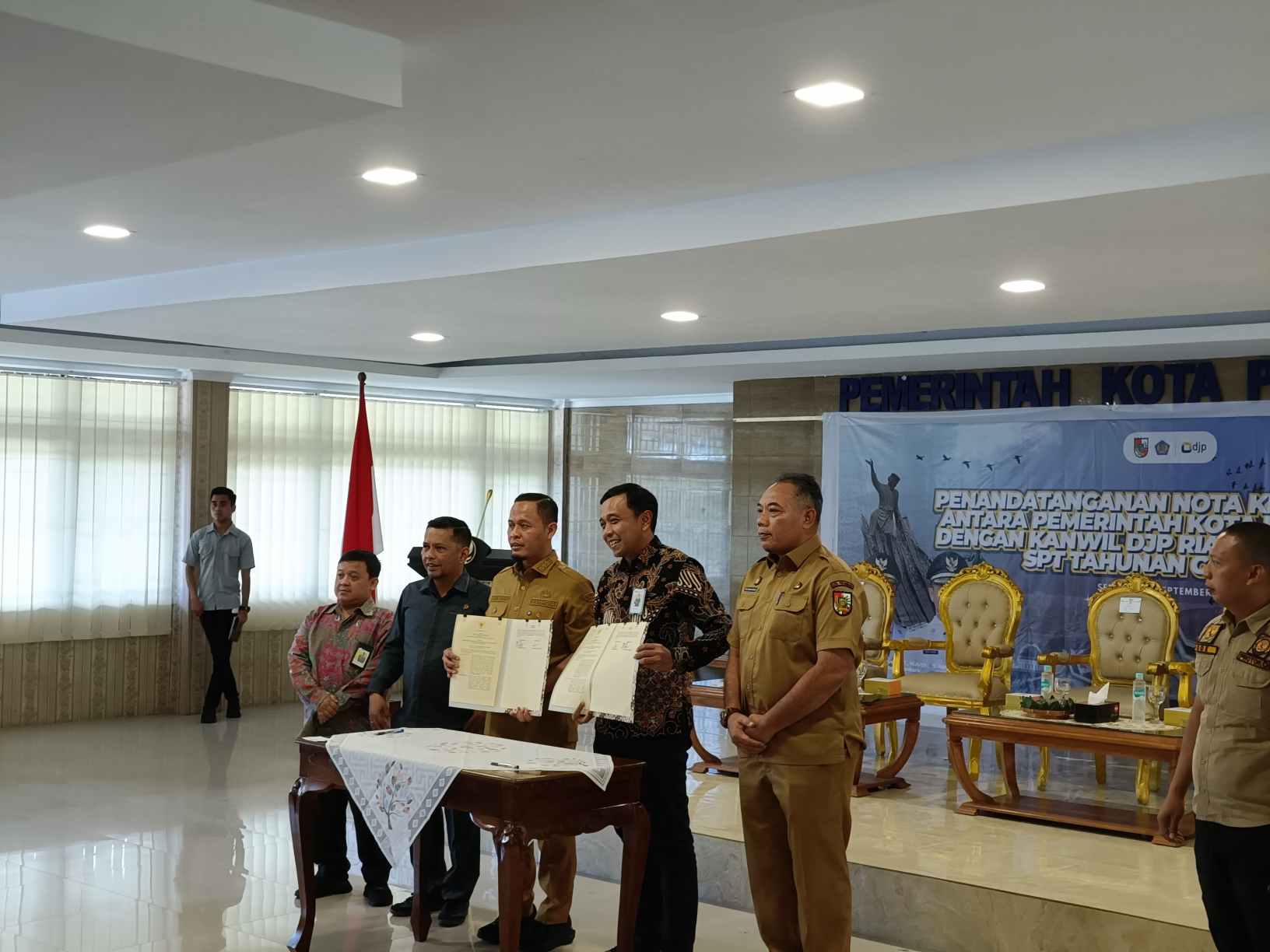 Kerjasama dengan DJP Riau, Pemko Pekanbaru Ajak Masyarakat Tertib Bayar Pajak