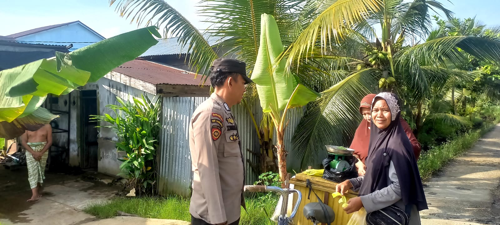 Polsek Tempuling Imbau Masyarakat Ciptakan Pemilu Damai Bersama Polri