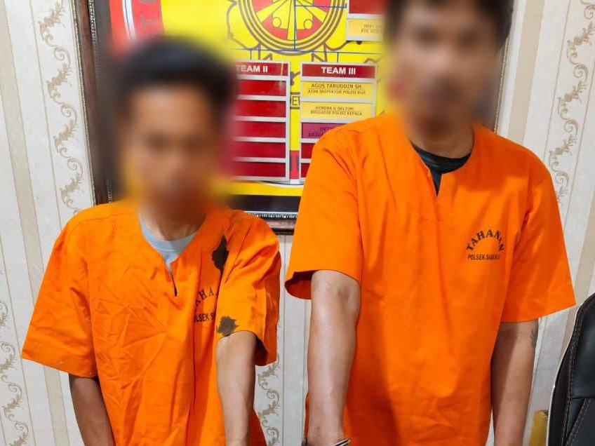 Dua Pengedar Sabu Ditangkap Polsek Siak Hulu,Puluhan Paket Sabu Siap Edar Diamankan
