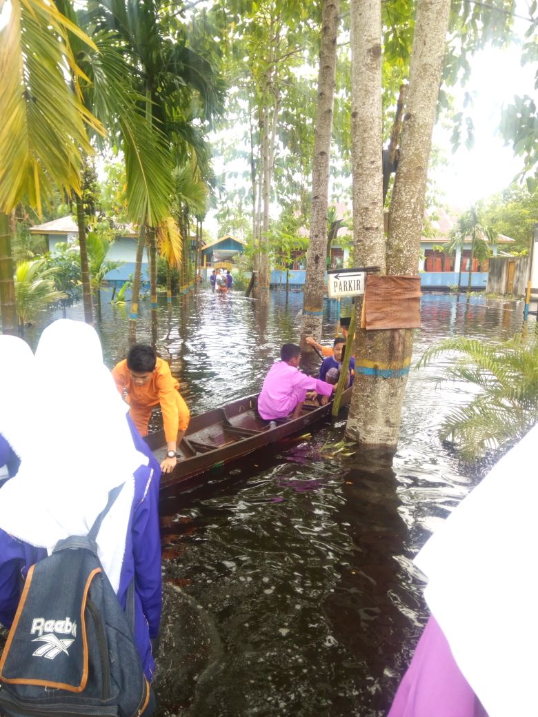 Banjir di Tiga Desa Kecamatan Batang Tuaka, Ini Instrukai Bupati Wardan