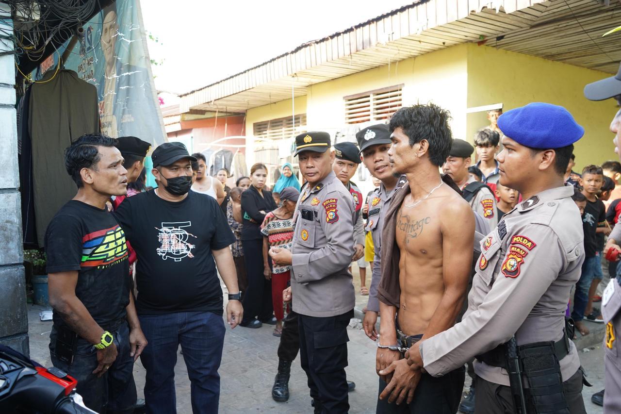 Razia 'Kampung Narkoba' di Pekanbaru, 9 Orang Ditangkap