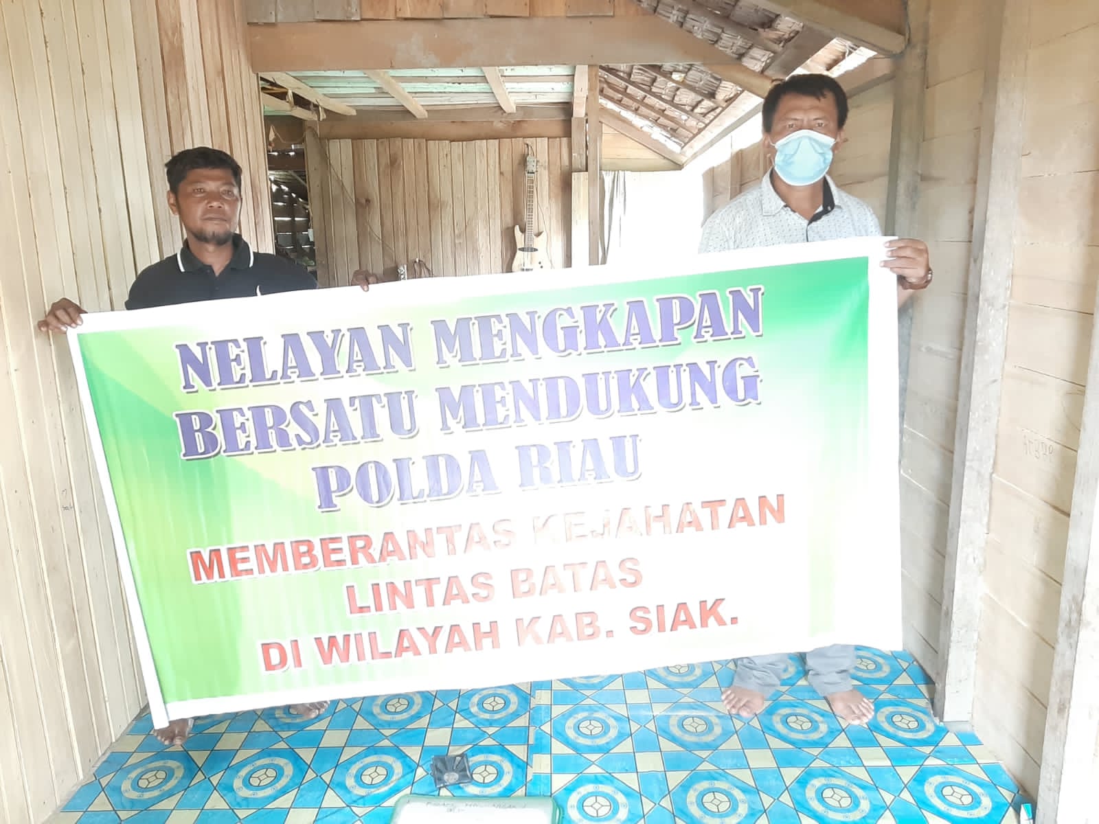 Kelompok Nelayan Mengkapan Bersatu Siak Dukung Polda Riau Dalam Brantas Kejahatan