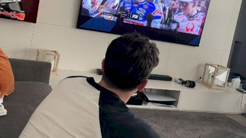 MotoGP Qatar, Marquez Hanya Bisa Nonton Sambil Ngemil Popcorn