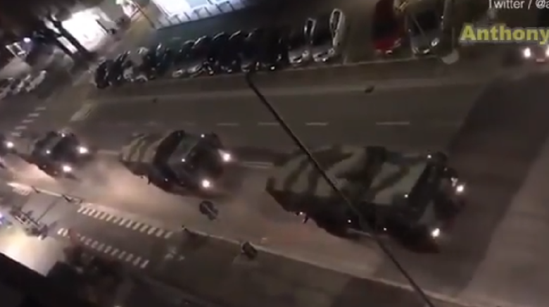 Mengerikan, Deretan Truk Militer Italia Angkut Ratusan Korban Meninggal Dunia Corona