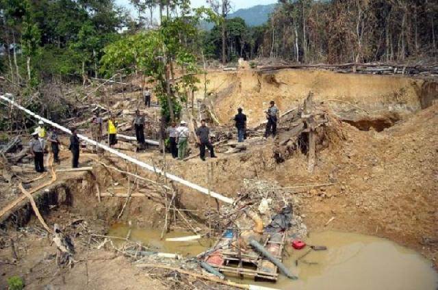 Bupati Kuansing Himbau Warga Hentikan Penambangan Emas Secara Liar