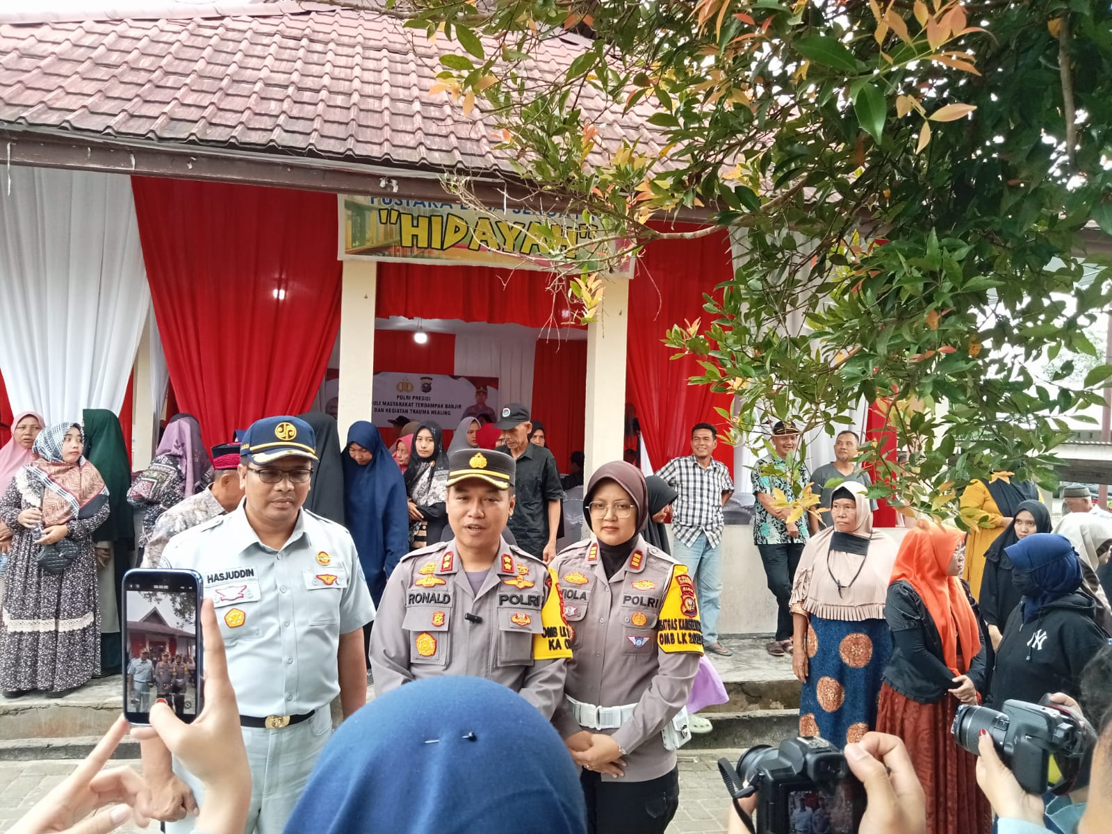 Kapolres Kampar Dampingi Wakapolda Riau Subuh Berjamaah, Imbau Warga Sukseskan Pemilu