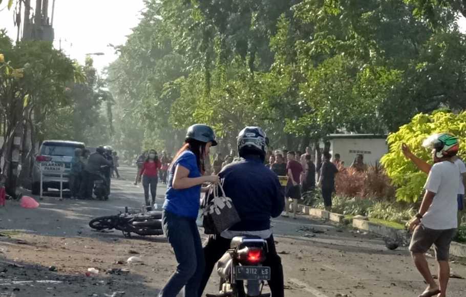 Korban Tewas Bom Bunuh Diri di Surabaya Jadi 10 Orang