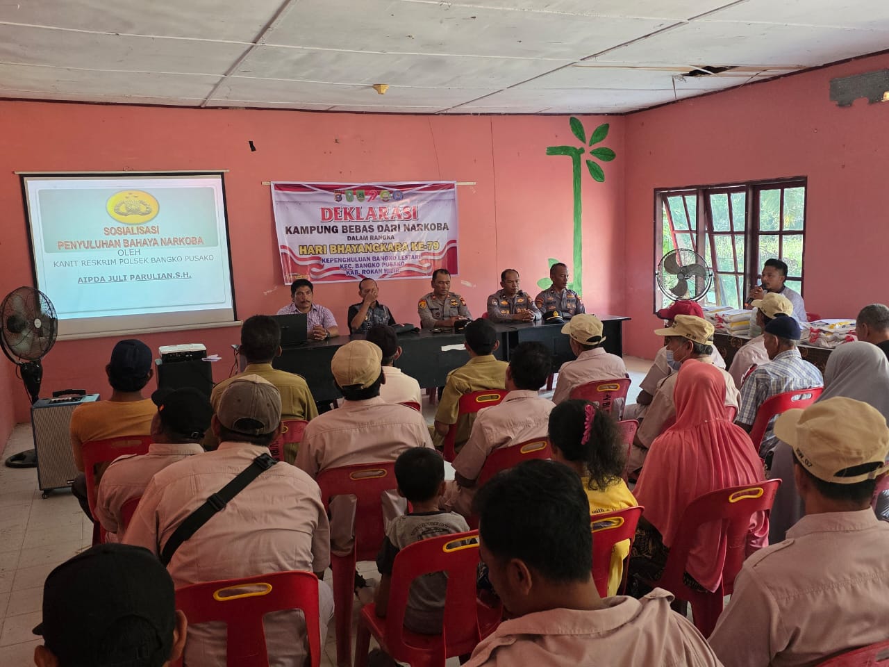 Bangko Lestari Deklarasikan Kampung Bebas Narkoba