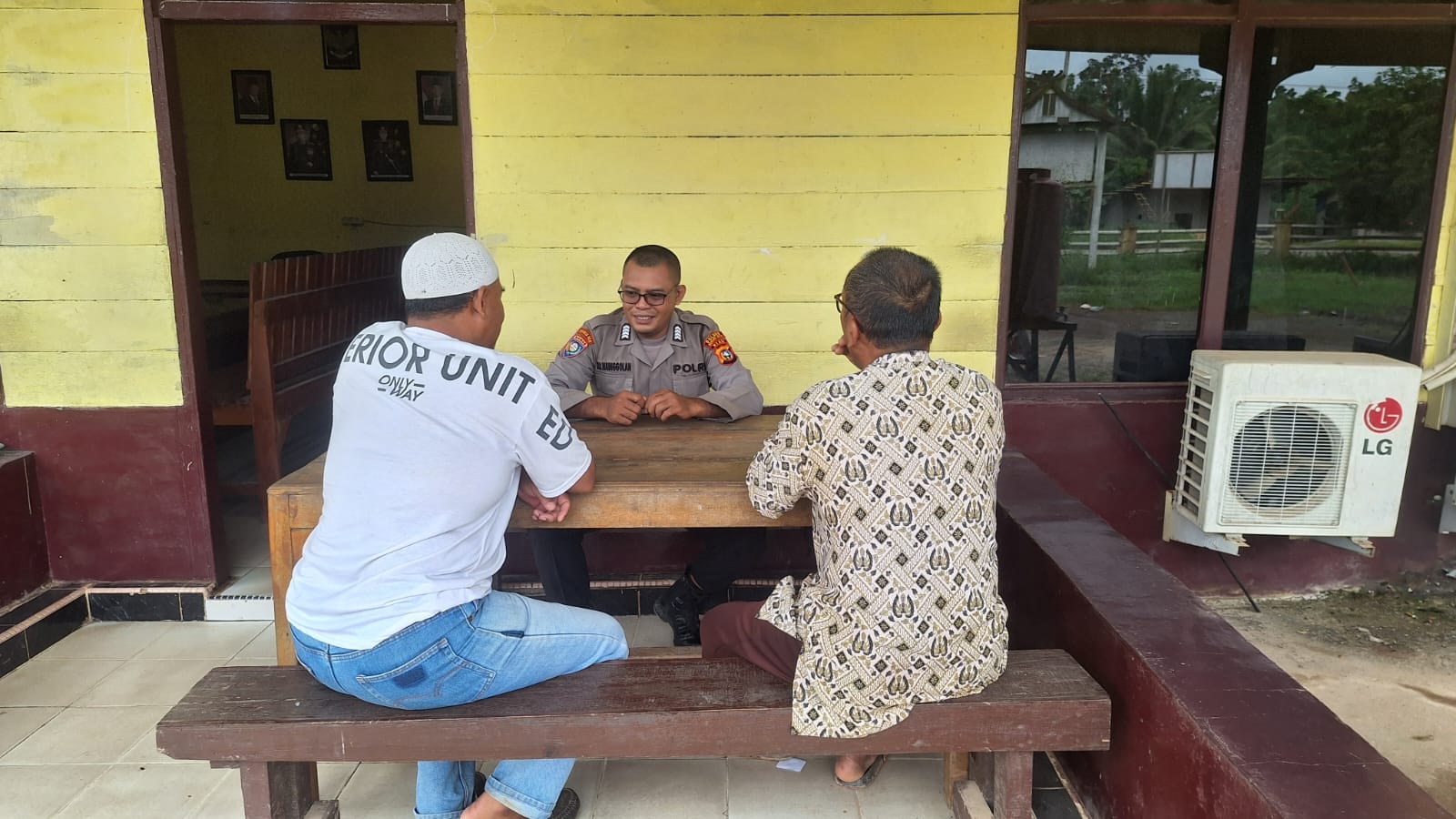 Polsek Bangko Pusako Gelar Cooling System Pasca Pemilu Damai untuk Jaga Kondusivitas Wilayah