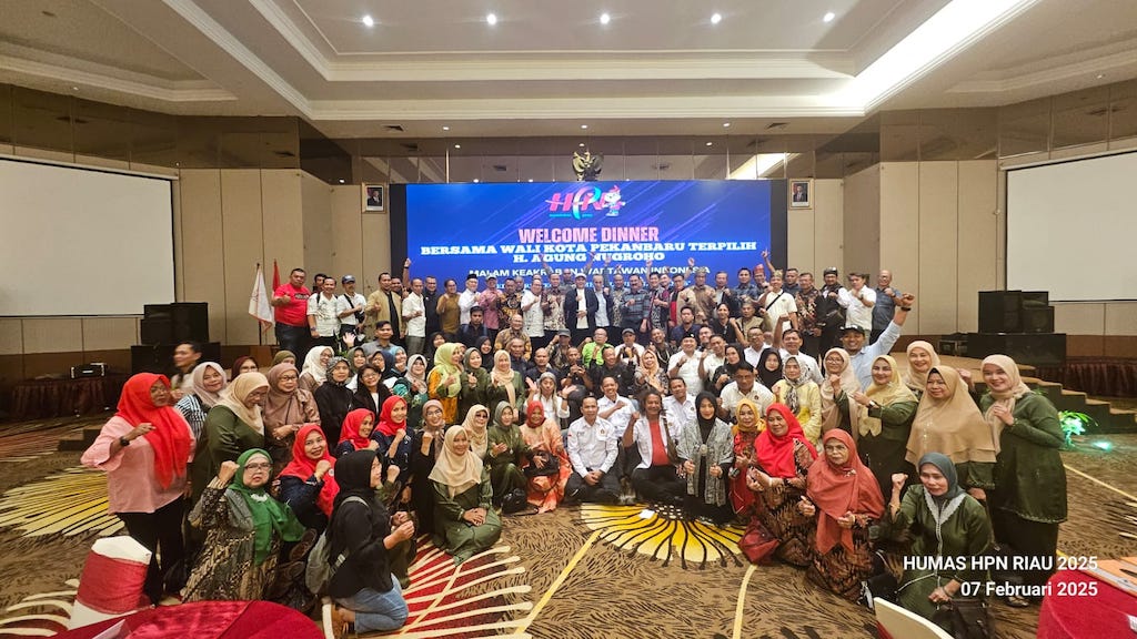 Agung Nugroho Gala Dinner Bersama Peserta HPN, Tegaskan Dukungan untuk Pers Berintegritas