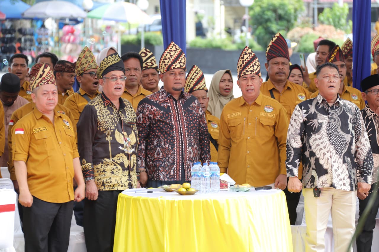 Milad ke5, Permas Lampri Lantik Pengurus DPD Kabupaten Siak dan Santuni Anak Yatim Piatu