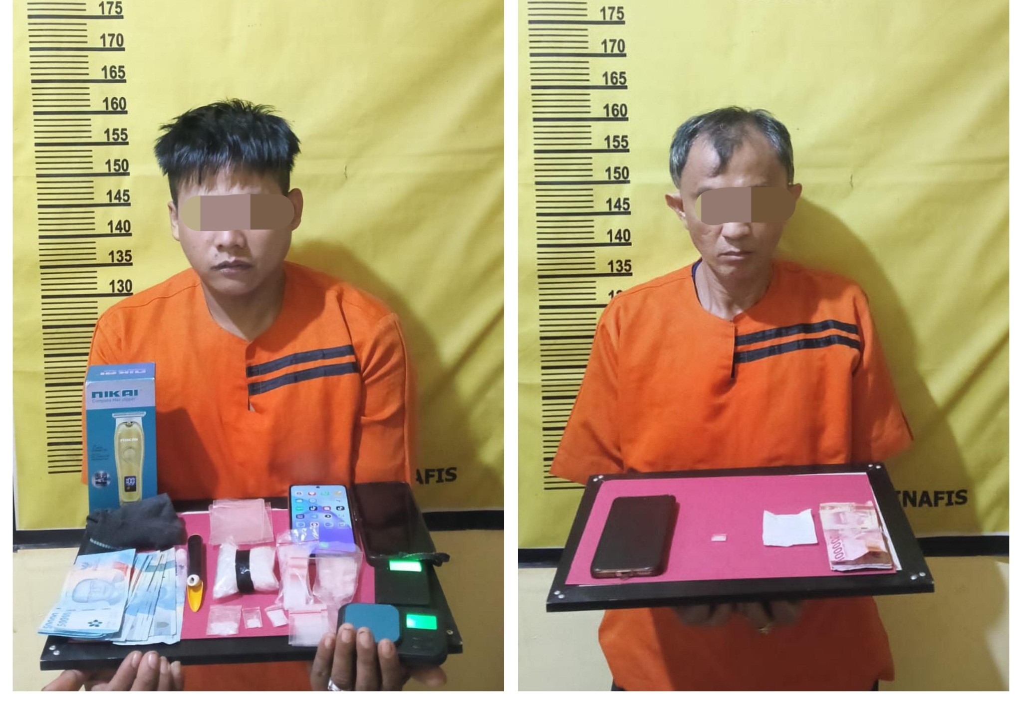 Dalam Sehari, Dua Pengedar Narkoba di Inhu Diamankan Polisi