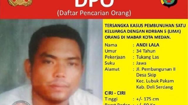 Polisi Masih Buru Otak Pelaku Pembunuhan Satu Keluarga di Medan