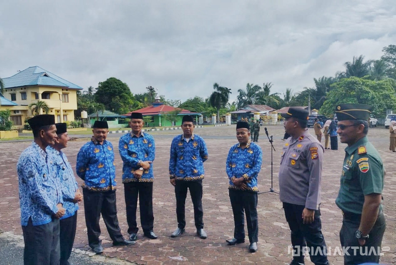 Kapolsek TPTM Pimpin Koordinasi HUT Bhayangkara ke-79 dan Antisipasi Karhutla