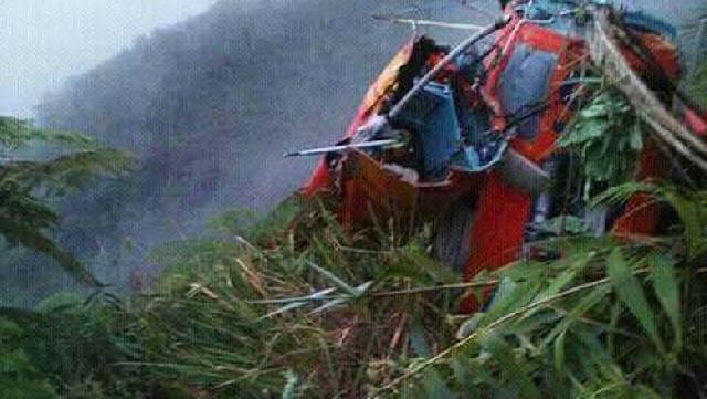 Heli Basarnas Tabrak Tebing Saat Ada Kabut Tebal