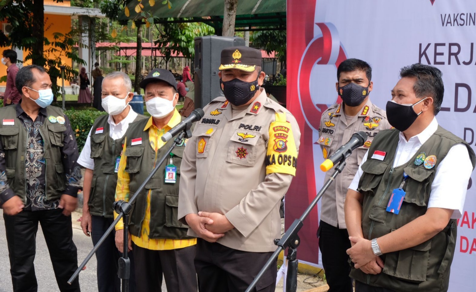 Bentuk Kekebalan Kelompok, Polda Riau Terus Gencarkan Penyaluran Vaksin