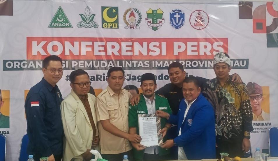 Pemuda Lintas Iman Riau Serukan Kedamaian, Desak Parpol Hentikan Anggota DPR Provokatif