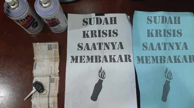 Karena Tulisan di Tengah Wabah Corona, Polisi Tangkap 3 Pemuda di Tangerang