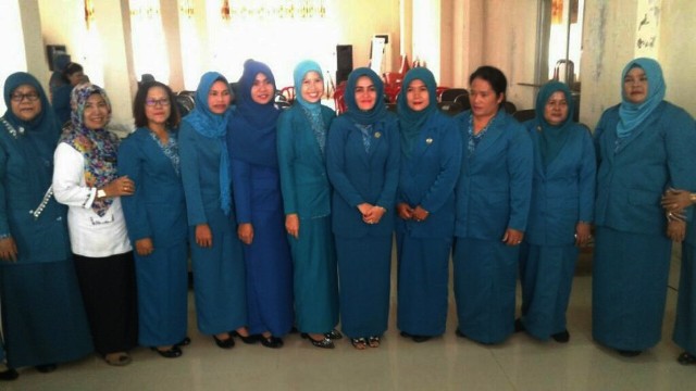 Ketua TP-PKK 7 Desa Kecamatan Pinggir Bengkalis Resmi Dilantik