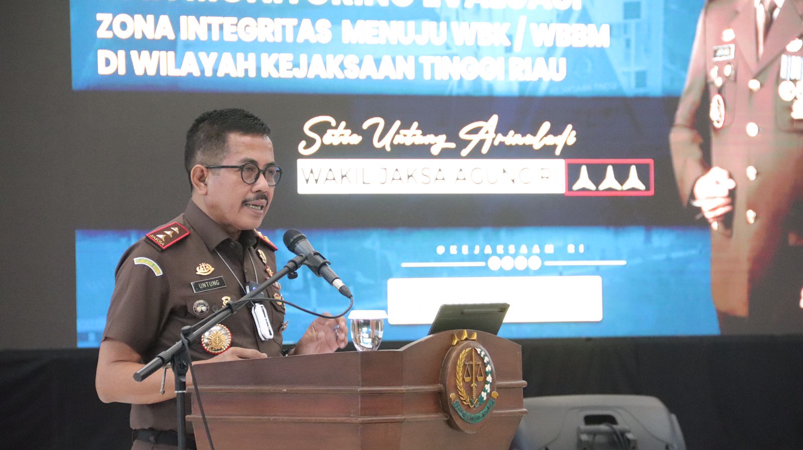 Tinjau WBK, Wakil Jaksa Agung Indonesia Kunjungi Kejaksaan Tinggi Riau