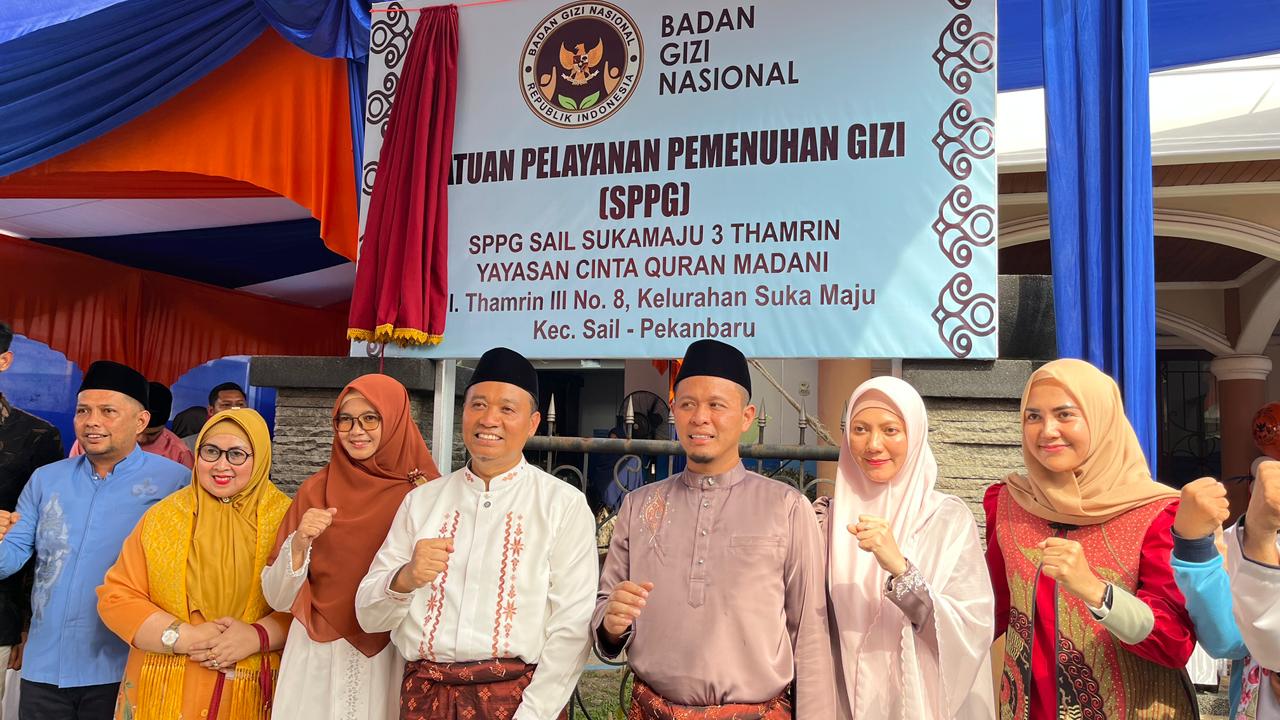 Penuhi Kebutuhan Pangan Bergizi, Wako Agung Resmikan Dapur Umum MBG di Sail