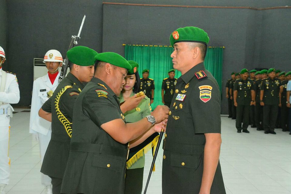 Sonny Aprianto Jabat Danrem 031 Wira Bima Pekanbaru