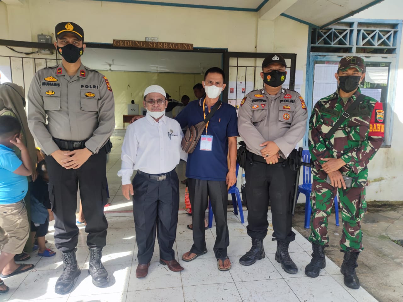 Polsubsektor Pelalawan Monitoring Pelaksanaan Pilkades Di 5 Titik Wilayah Binaan