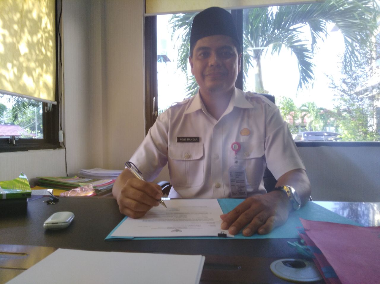 Agus Mandar Resmi Jabat Plh Sekda Kuansing
