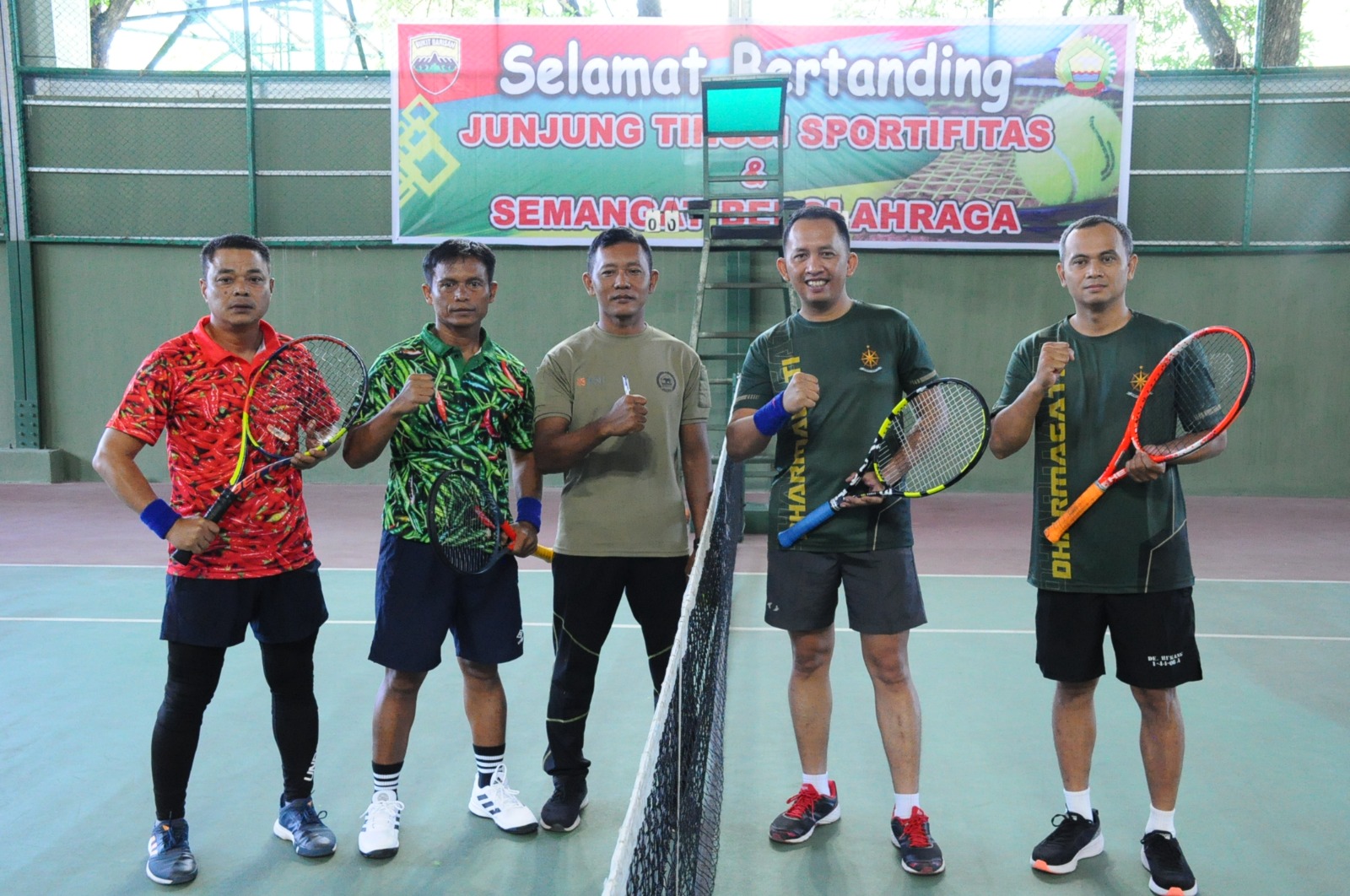 HUT Ke-78 TNI Tahun 2023, Korem 031/Wira Bima Gelar Turnamen Tenis