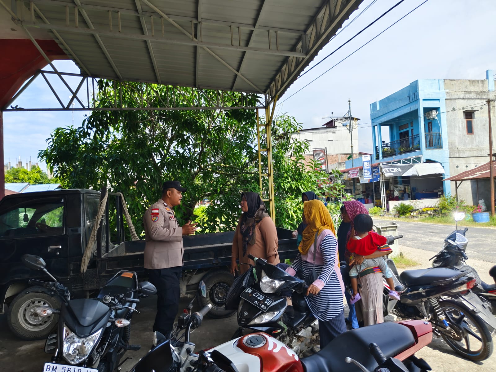 Polsek Mandau Ajak Ibu-Ibu Berperan Aktif Ciptakan Pilkada Damai