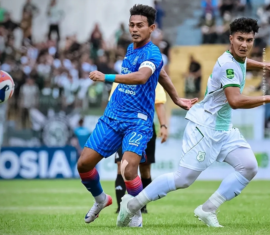Drama Enam Gol, PSMS Medan Tahan Imbang PSPS Pekanbaru 3-3 di Stadion Rumbai