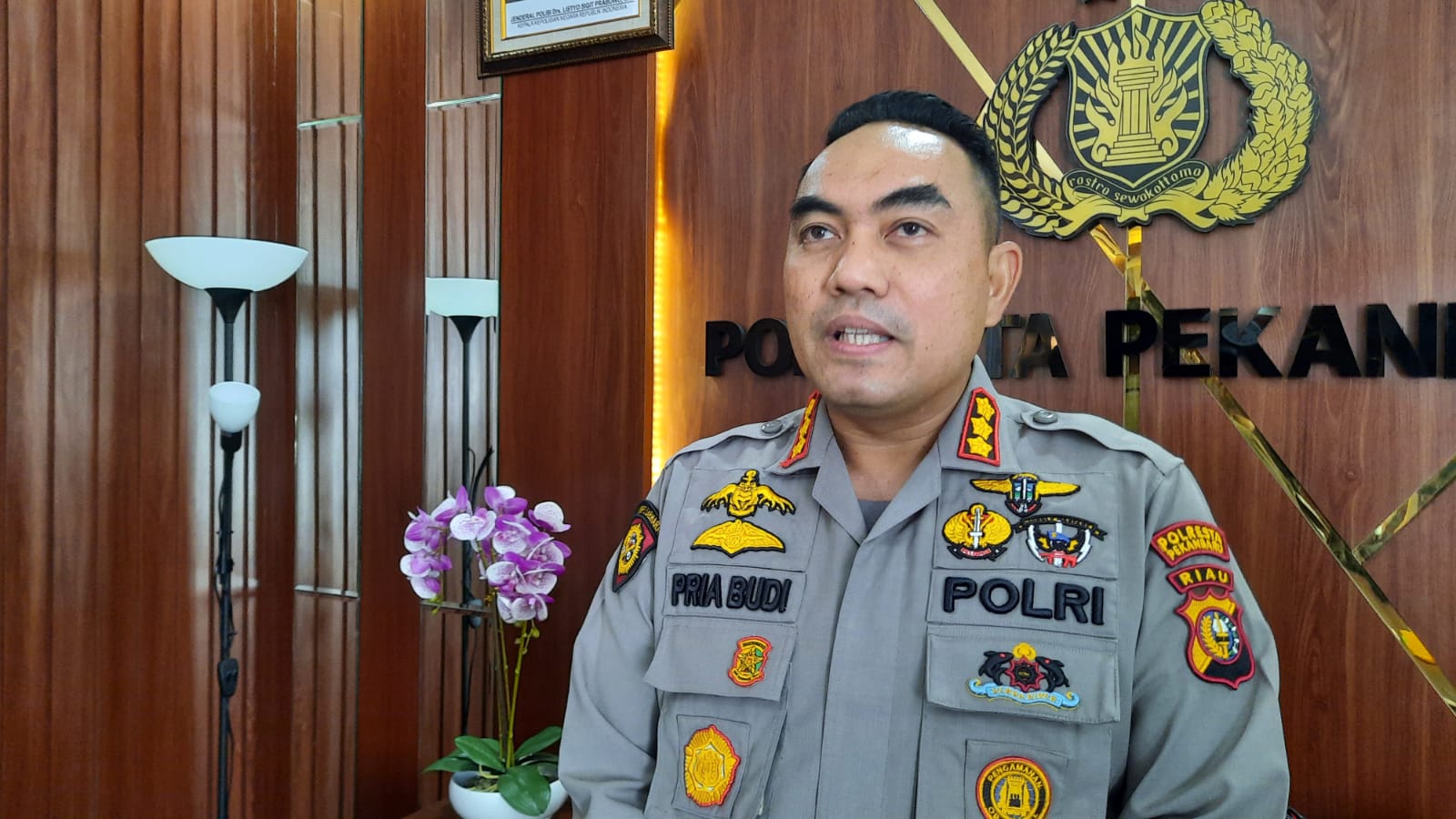 Cegah Kebakaran Lahan, Polresta Pekanbaru Petakan Wilayah Rawan Karhutla