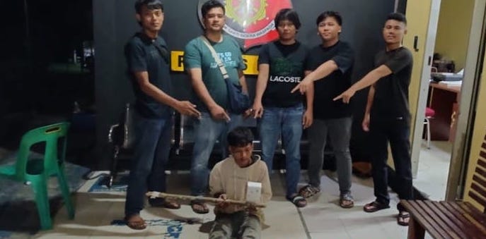 Rampas HP dan Uang dengan Celurit, Pemuda di Rohil Ditangkap