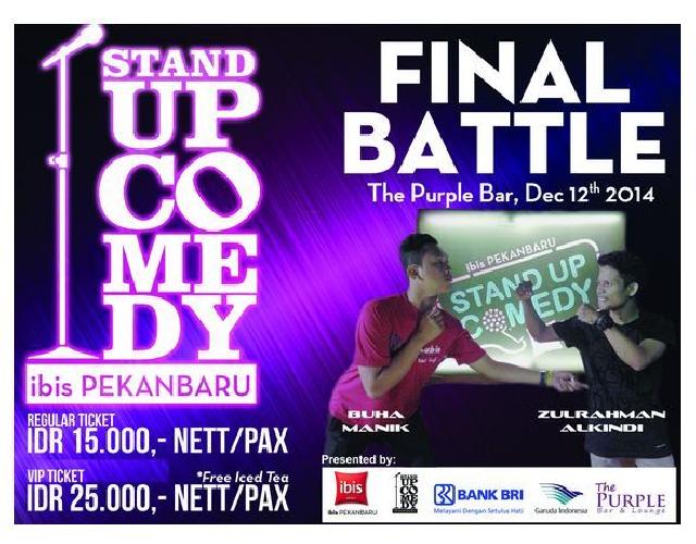 Stand Up for Laugh' ibis Pekanbaru Hadirkan Comic Terbaik
